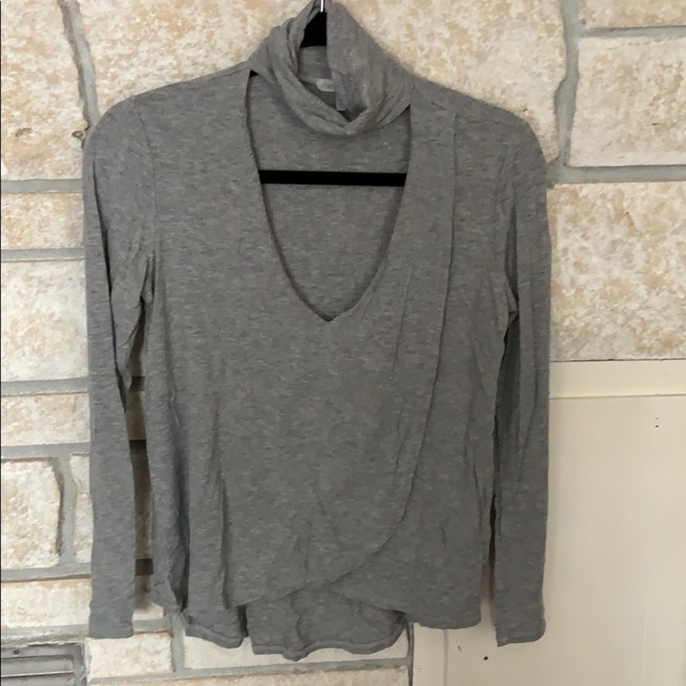 Grey Long Sleeved turtle neck, size S